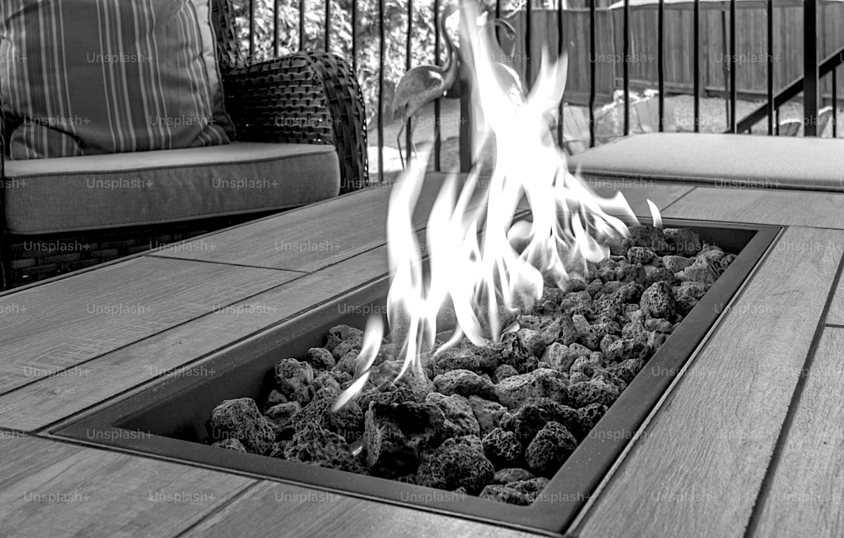 Fire pit at The Jemison in Mountain Brook, Al