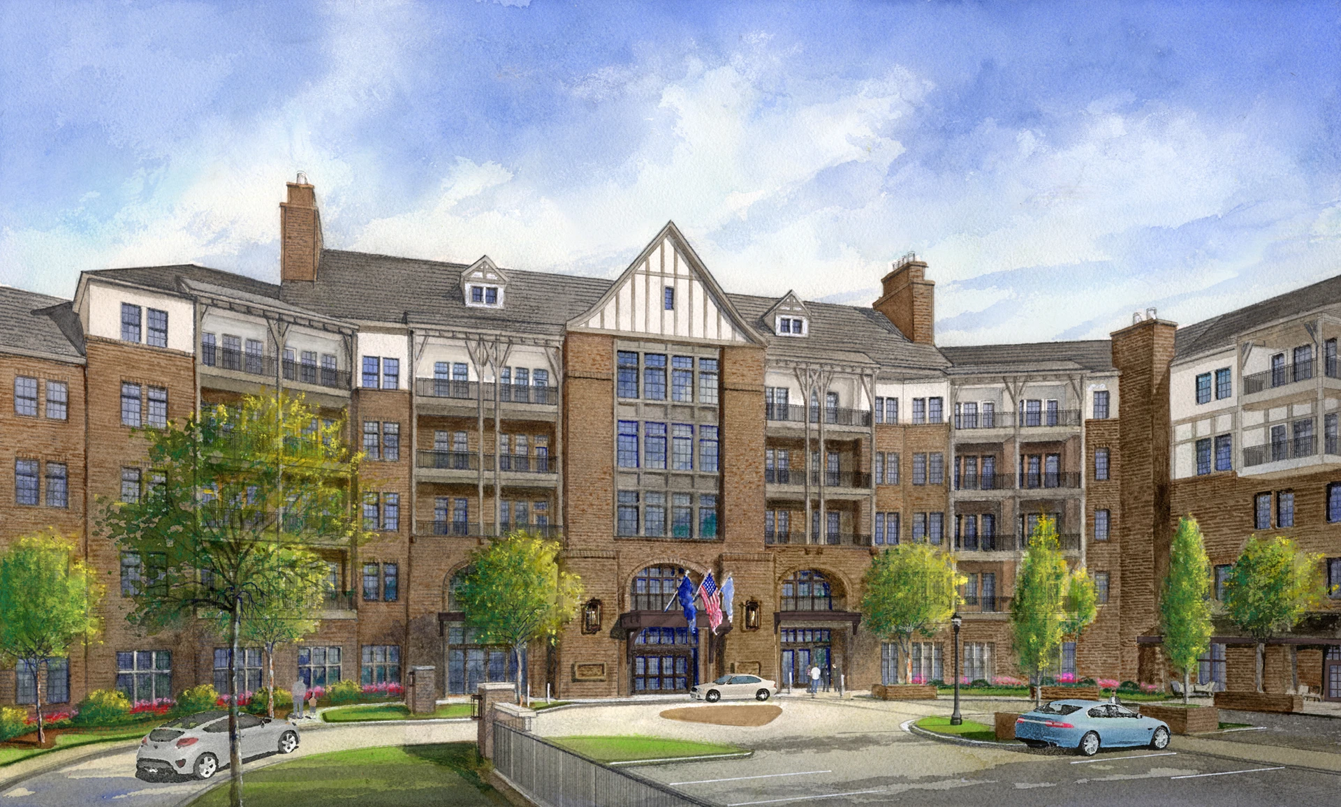 The Jemison exterior rendering
